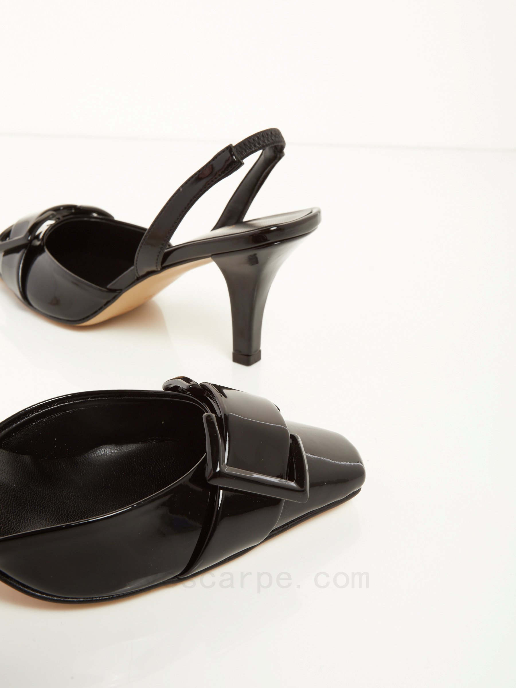 Patent Leather Slingback F08161027-0487 ovy&#232; outlet